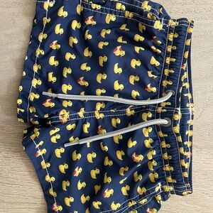 MC2 Saint Barth Boys  SWIM SHORTS WITH Rubber DUCKY PRINT Size 4 A